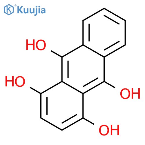 Anthracene-1,4,9,10-tetraol structure