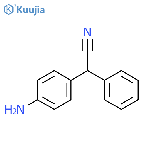 Benzeneacetonitrile,4-amino-a-phenyl- structure