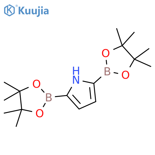 2,5-bis(4,4,5,5-tetramethyl-1,3,2-dioxaborolan-2-yl)-1H-pyrrole structure