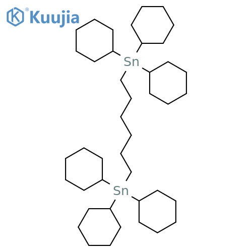 Stannane, 1,6-hexanediylbis[tricyclohexyl- (9CI) structure