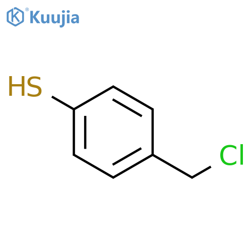 4-(chloromethyl)benzene-1-thiol structure