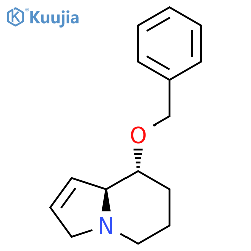 (8R,8aS)-8-benzyloxy-3,5,6,7,8,8a-hexahydroindolizine structure