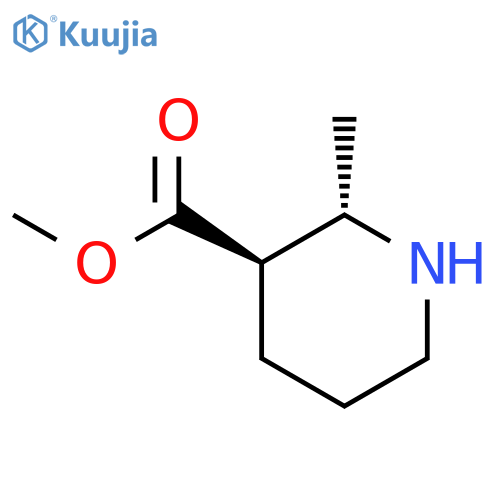 3-Piperidinecarboxylicacid,2-methyl-,methylester,(2S,3R)-(9CI) structure