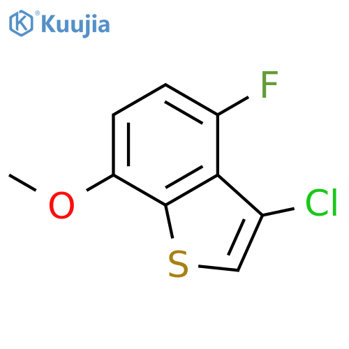 Benzo[b]thiophene, 3-chloro-4-fluoro-7-methoxy- structure