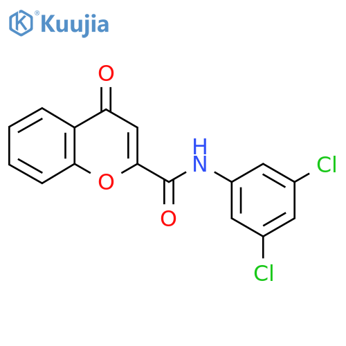 N-(3,5-dichlorophenyl)-4-oxo-4H-chromene-2-carboxamide structure