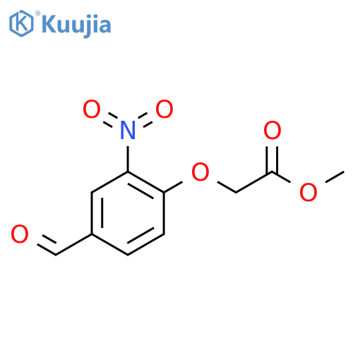Methyl (4-Formyl-2-nitrophenoxy)acetate structure