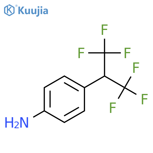 4-(1,1,1,3,3,3-Hexafluoropropan-2-yl)aniline structure
