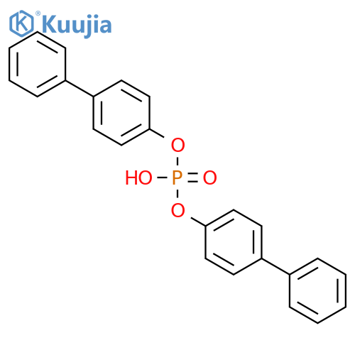 di([1,1'-biphenyl]-4-yl) hydrogen phosphate structure