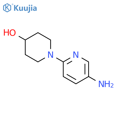 1-(5-Amino-2-pyridinyl)-4-piperidinol structure