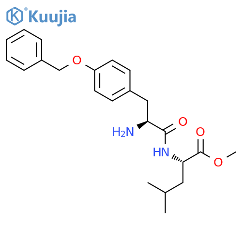 L-LEUCINE, N-[O-(PHENYLMETHYL)-L-TYROSYL]-, METHYL ESTER structure