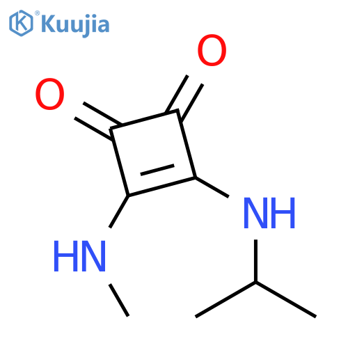 3-(METHYLAMINO)-4-(PROPAN-2-YL)AMINOCYCLOBUT-3-ENE-1,2-DIONE structure