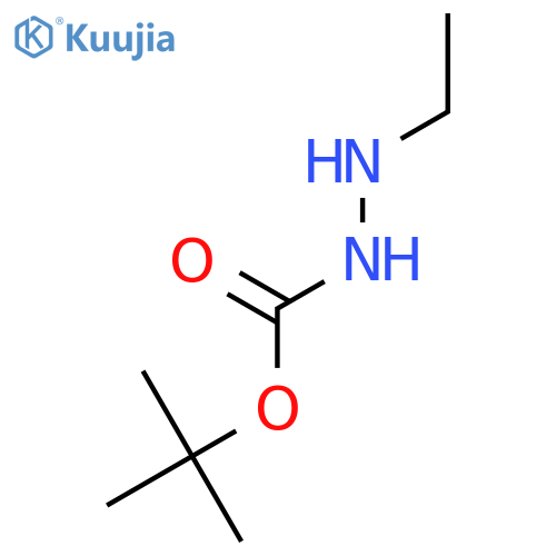 Tert-butyl N-(ethylamino)carbamate structure