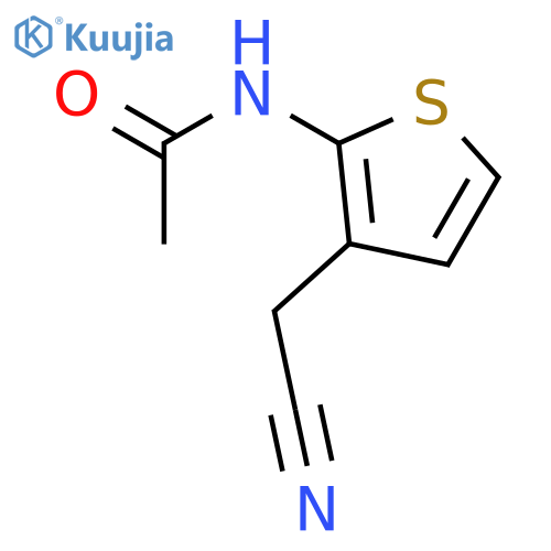 ACETAMIDE, N-[3-(CYANOMETHYL)-2-THIENYL]- structure