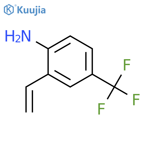 BENZENAMINE, 2-ETHENYL-4-(TRIFLUOROMETHYL)- structure