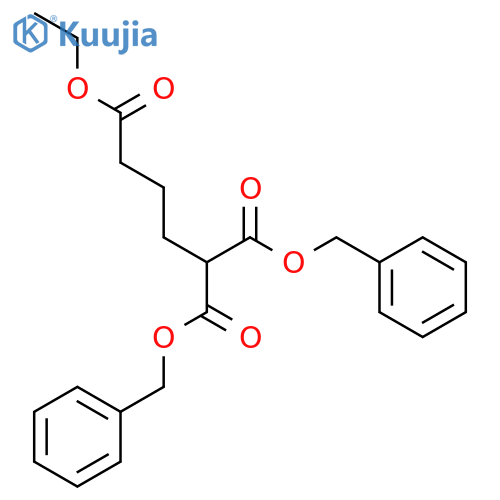 1,1,4-BUTANETRICARBOXYLIC ACID, 4-ETHYL 1,1-BIS(PHENYLMETHYL) ESTER structure