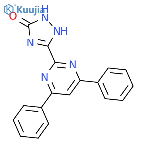 3H-1,2,4-TRIAZOL-3-ONE, 5-(4,6-DIPHENYL-2-PYRIMIDINYL)-1,2-DIHYDRO- structure