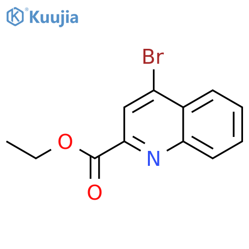 Ethyl 4-bromoquinoline-2-carboxylate structure