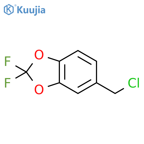 5-(chloromethyl)-2,2-difluoro-2H-1,3-benzodioxole structure
