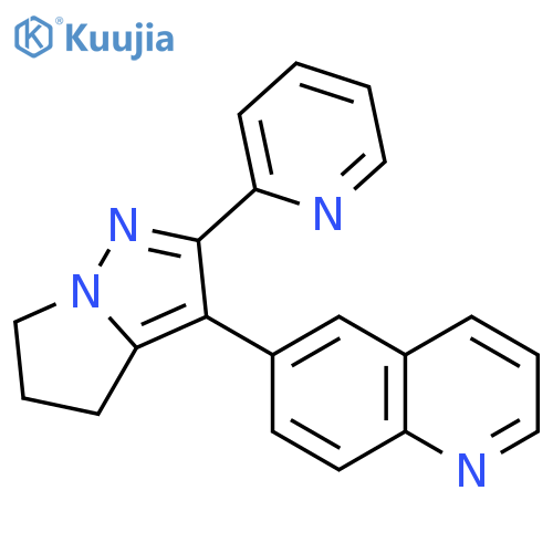 QUINOLINE, 6-[5,6-DIHYDRO-2-(2-PYRIDINYL)-4H-PYRROLO[1,2-B]PYRAZOL-3-YL]- structure
