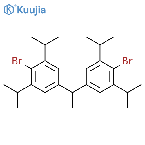 BENZENE, 1,1'-ETHYLIDENEBIS[4-BROMO-3,5-BIS(1-METHYLETHYL)- structure