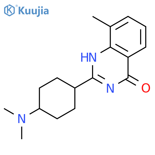 4(1H)-QUINAZOLINONE, 2-[4-(DIMETHYLAMINO)CYCLOHEXYL]-8-METHYL- structure