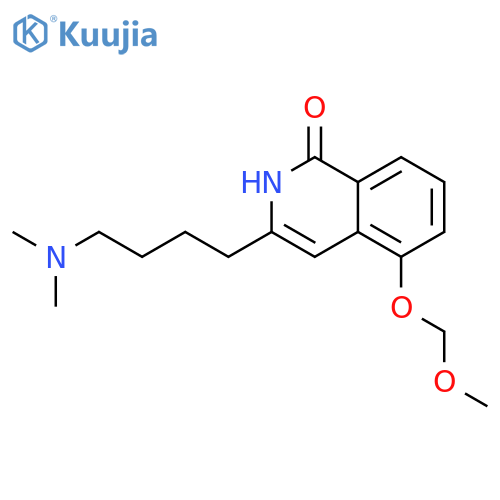 1(2H)-ISOQUINOLINONE, 3-[4-(DIMETHYLAMINO)BUTYL]-5-(METHOXYMETHOXY)- structure