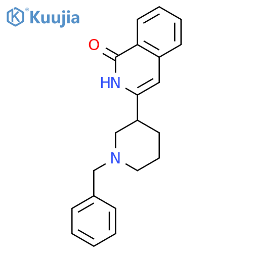 1(2H)-ISOQUINOLINONE, 3-[1-(PHENYLMETHYL)-3-PIPERIDINYL]- structure