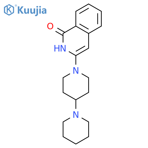 1(2H)-Isoquinolinone, 3-[1,4'-bipiperidin]-1'-yl- structure
