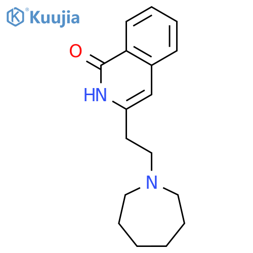 1(2H)-ISOQUINOLINONE, 3-[2-(HEXAHYDRO-1H-AZEPIN-1-YL)ETHYL]- structure