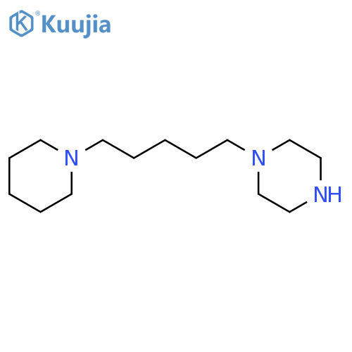 PIPERAZINE, 1-[5-(1-PIPERIDINYL)PENTYL]- structure