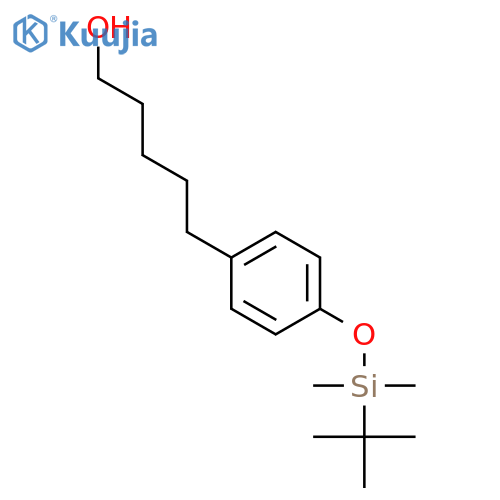 Benzenepentanol, 4-[[(1,1-dimethylethyl)dimethylsilyl]oxy]- structure