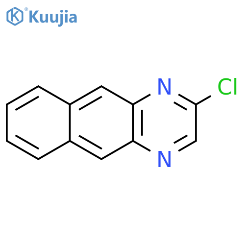 Benzo[g]quinoxaline, 2-chloro- structure
