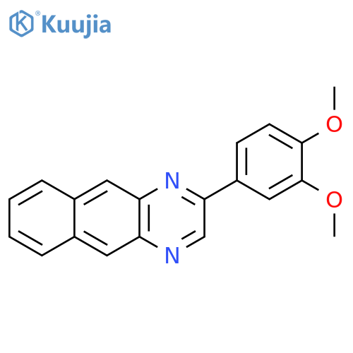 BENZO[G]QUINOXALINE, 2-(3,4-DIMETHOXYPHENYL)- structure