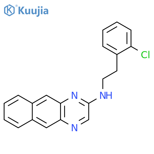 BENZO[G]QUINOXALIN-2-AMINE, N-[2-(2-CHLOROPHENYL)ETHYL]- structure