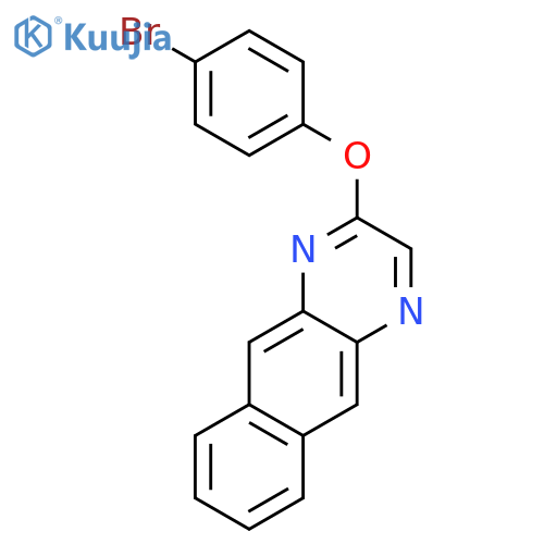 Benzo[g]quinoxaline, 2-(4-bromophenoxy)- structure
