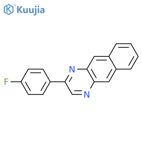 Benzo[g]quinoxaline, 2-(4-fluorophenyl)- structure
