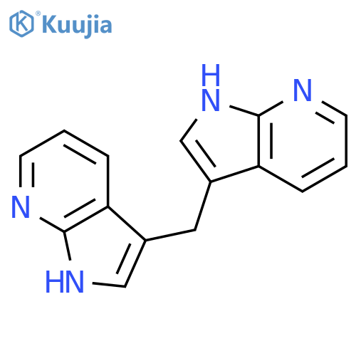 1H-Pyrrolo[2,3-b]pyridine, 3,3'-methylenebis- structure