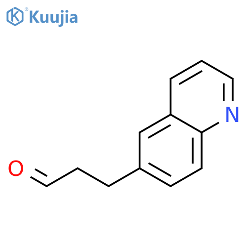 3-(Quinolin-6-yl)propanal structure