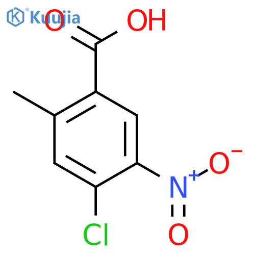 4-chloro-2-methyl-5-nitrobenzoic Acid structure