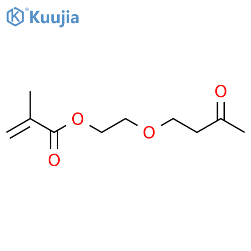 2-PROPENOIC ACID, 2-METHYL-, 2-(3-OXOBUTOXY)ETHYL ESTER structure