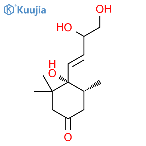 6,9,10-Trihydroxy-7-megastigmen-3-one structure