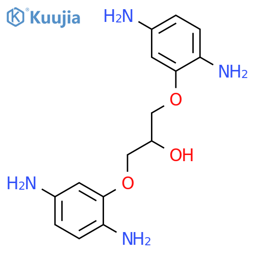 2-Propanol, 1,3-bis(2,5-diaminophenoxy)- structure