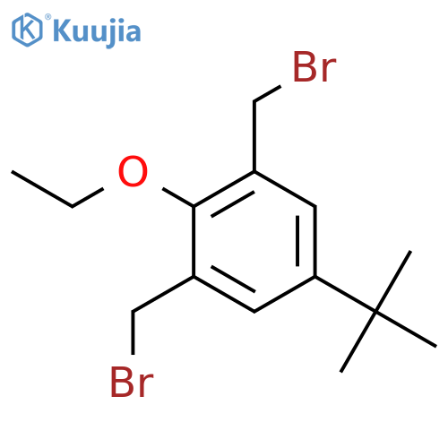 Benzene, 1,3-bis(bromomethyl)-5-(1,1-dimethylethyl)-2-ethoxy- structure