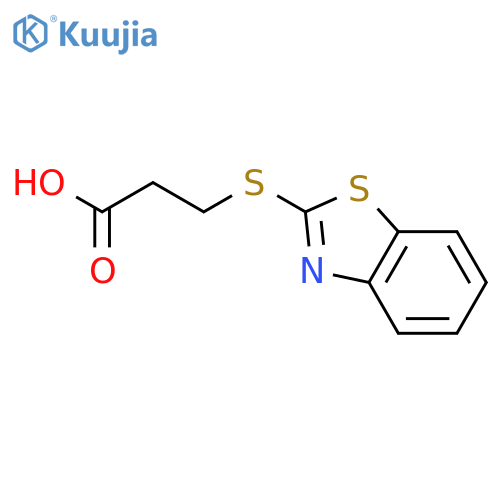 3-(2-Benzothiazolylthio)propionic Acid structure