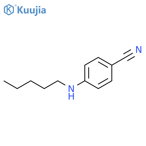 4-(pentylamino)benzonitrile structure