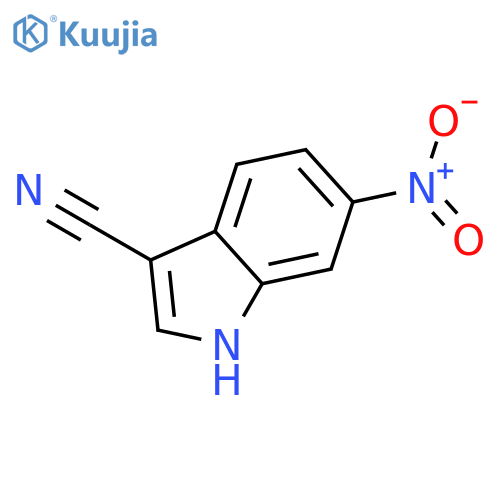 6-nitro-1H-Indole-3-carbonitrile structure