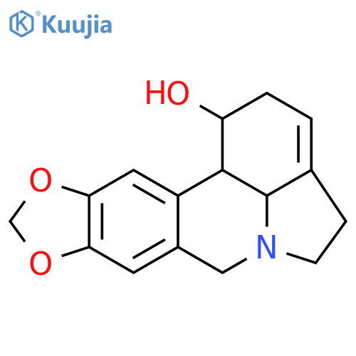 (1R,12bS,12cS)-2,4,5,7,12b,12c-hexahydro-1H-[1,3]dioxolo[4,5-j]pyrrolo[3,2,1-de]phenanthridin-1-ol structure