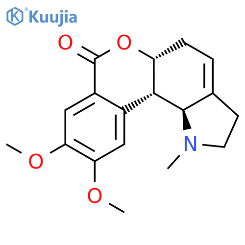 [2]Benzopyrano[3,4-g]indol-7(1H)-one,2,3,5,5a,11b,11c-hexahydro-9,10-dimethoxy-1-methyl-, (5aR,11bS,11cS)- structure