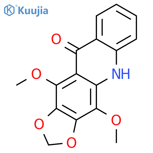 4,11-dimethoxy[1,3]dioxolo[4,5-b]acridin-10(5H)-one structure