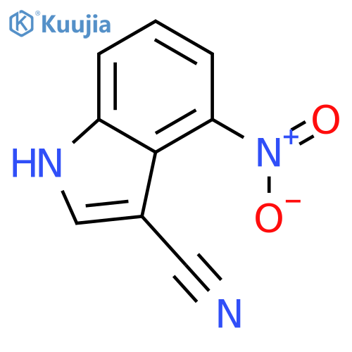 3-cyano-4-nitroindole structure
